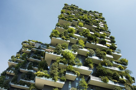 Sustainable green building. Foto Properati.com