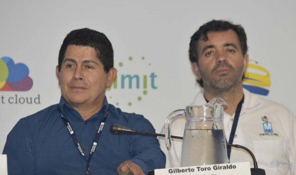 Gilberto Toro, Director de Fedemunicipios y Fabio Ríos, Director de Masora